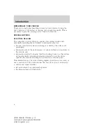 Предварительный просмотр 6 страницы Mazda 2005 Tribute Owner'S Manual