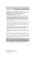 Предварительный просмотр 211 страницы Mazda 2005 Tribute Owner'S Manual