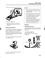 Предварительный просмотр 127 страницы Mazda 2006 3 Owner'S Manual