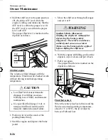 Предварительный просмотр 274 страницы Mazda 2006 3 Owner'S Manual