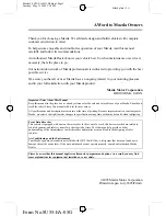 Предварительный просмотр 3 страницы Mazda 2006 Mazda3 4-Door Owner'S Manual