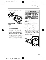 Предварительный просмотр 21 страницы Mazda 2006 Mazda3 4-Door Owner'S Manual