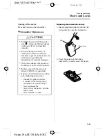 Предварительный просмотр 75 страницы Mazda 2006 Mazda3 4-Door Owner'S Manual