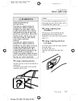 Предварительный просмотр 77 страницы Mazda 2006 Mazda3 4-Door Owner'S Manual