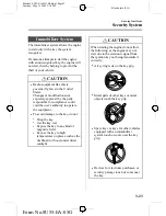 Предварительный просмотр 93 страницы Mazda 2006 Mazda3 4-Door Owner'S Manual