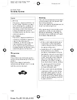 Предварительный просмотр 94 страницы Mazda 2006 Mazda3 4-Door Owner'S Manual