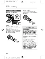 Предварительный просмотр 114 страницы Mazda 2006 Mazda3 4-Door Owner'S Manual