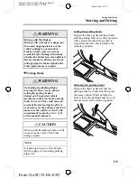 Предварительный просмотр 117 страницы Mazda 2006 Mazda3 4-Door Owner'S Manual