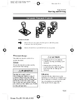 Предварительный просмотр 123 страницы Mazda 2006 Mazda3 4-Door Owner'S Manual