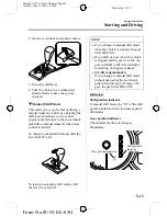 Предварительный просмотр 125 страницы Mazda 2006 Mazda3 4-Door Owner'S Manual