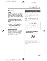 Предварительный просмотр 129 страницы Mazda 2006 Mazda3 4-Door Owner'S Manual