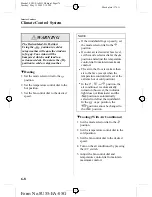 Предварительный просмотр 176 страницы Mazda 2006 Mazda3 4-Door Owner'S Manual