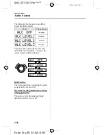 Предварительный просмотр 194 страницы Mazda 2006 Mazda3 4-Door Owner'S Manual