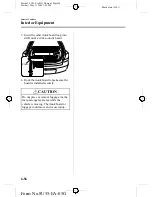 Предварительный просмотр 224 страницы Mazda 2006 Mazda3 4-Door Owner'S Manual