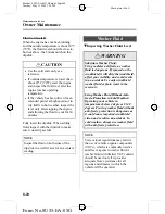 Предварительный просмотр 266 страницы Mazda 2006 Mazda3 4-Door Owner'S Manual