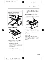 Предварительный просмотр 275 страницы Mazda 2006 Mazda3 4-Door Owner'S Manual