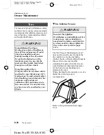 Предварительный просмотр 276 страницы Mazda 2006 Mazda3 4-Door Owner'S Manual