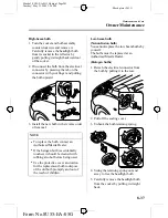 Предварительный просмотр 283 страницы Mazda 2006 Mazda3 4-Door Owner'S Manual