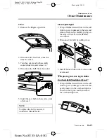 Предварительный просмотр 289 страницы Mazda 2006 Mazda3 4-Door Owner'S Manual