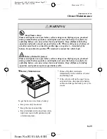 Preview for 277 page of Mazda 2006 MazdaSpeed6 Owner'S Manual