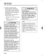 Предварительный просмотр 58 страницы Mazda 2006 MX-5 Owner'S Manual