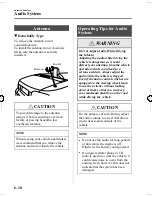 Предварительный просмотр 204 страницы Mazda 2006 MX-5 Owner'S Manual