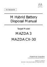 Предварительный просмотр 1 страницы Mazda 2007 Mazdaspeed 3 Manual