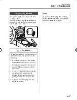 Предварительный просмотр 257 страницы Mazda 2007 MX-5 Miata Manual