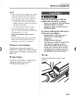 Предварительный просмотр 265 страницы Mazda 2007 Zoom-Zoom Owner'S Manual