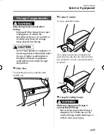 Предварительный просмотр 267 страницы Mazda 2007 Zoom-Zoom Owner'S Manual