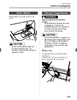 Предварительный просмотр 231 страницы Mazda 2008 Mazda5 Owner'S Manual