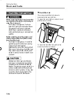 Предварительный просмотр 96 страницы Mazda 2008 MX-5 Miata Manual