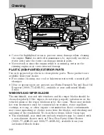 Предварительный просмотр 244 страницы Mazda 2008 Tribute HEV Owner'S Manual