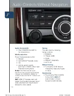 Предварительный просмотр 16 страницы Mazda 2009 CX-9 Smart Start Manual