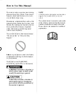 Предварительный просмотр 4 страницы Mazda 2009 Mazda3 4-Door Owner'S Manual