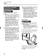 Предварительный просмотр 16 страницы Mazda 2009 Mazda3 4-Door Owner'S Manual