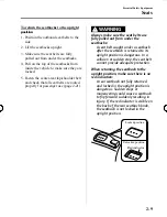 Предварительный просмотр 23 страницы Mazda 2009 Mazda3 4-Door Owner'S Manual