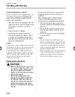 Предварительный просмотр 154 страницы Mazda 2009 Mazda3 4-Door Owner'S Manual