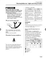 Предварительный просмотр 165 страницы Mazda 2009 Mazda3 4-Door Owner'S Manual