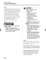 Предварительный просмотр 324 страницы Mazda 2009 Mazda3 4-Door Owner'S Manual