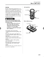 Предварительный просмотр 101 страницы Mazda 2009 MX-5 Miata Owner'S Manual