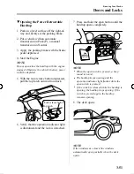 Предварительный просмотр 113 страницы Mazda 2009 MX-5 Miata Owner'S Manual