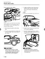 Предварительный просмотр 122 страницы Mazda 2009 MX-5 Miata Owner'S Manual