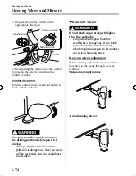 Предварительный просмотр 136 страницы Mazda 2009 MX-5 Miata Owner'S Manual