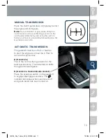 Предварительный просмотр 11 страницы Mazda 2009 Tribute Smart Start Manual