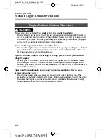 Preview for 100 page of Mazda 2010 Mazda5 Owner'S Manual