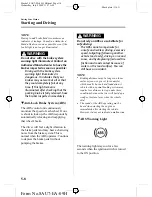 Preview for 116 page of Mazda 2010 Mazda5 Owner'S Manual