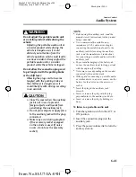 Preview for 209 page of Mazda 2010 Mazda5 Owner'S Manual