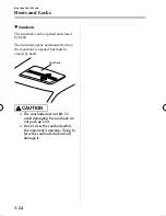 Предварительный просмотр 103 страницы Mazda 2012 5 Owner'S Manual