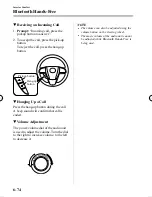 Предварительный просмотр 261 страницы Mazda 2012 5 Owner'S Manual